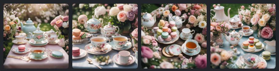 Inspiration for Your Spring Creations Garden Tea Party prompt results