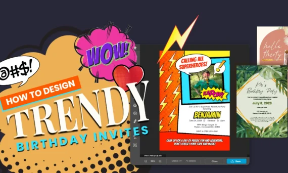 How to Design Trendy Birthday Invites banner