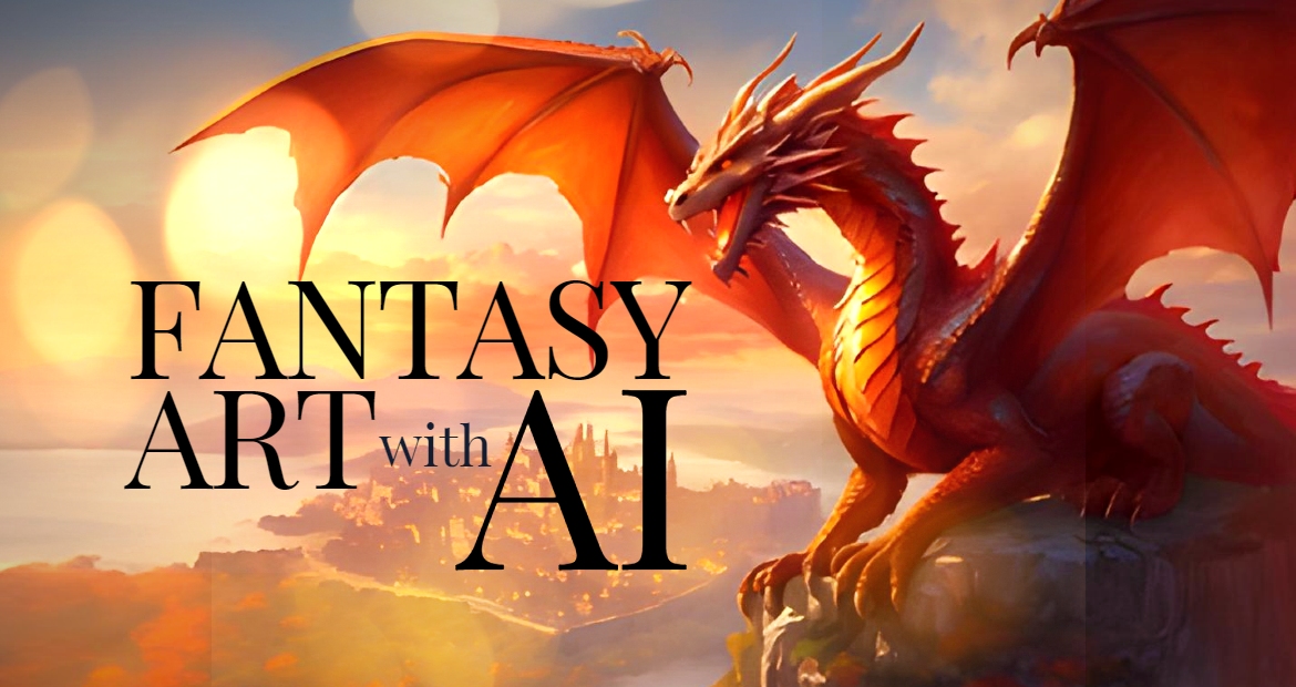 Fantasy Art with AI blog banner