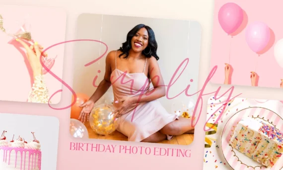Simplify Birthday Photo Editing image
